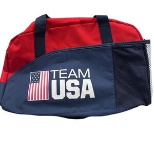 Team USA Olympic Promotional Product navy canvas sport bag - Rare -